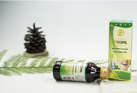 Trị hôi miệng Komil là sản phẩm do công ty Cổ phần Dược phẩm Komil sản xuất