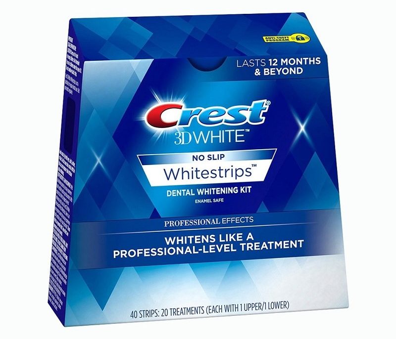 Miếng dán hỗ trợ làm trắng răng Crest 3D White