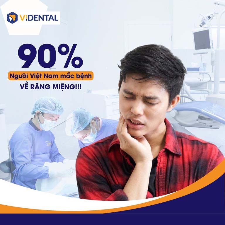 90% người Việt mắc phải các bệnh về răng miệng