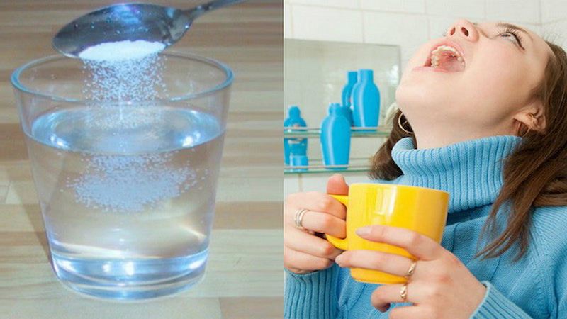 Súc miệng nước muối ấm có thể giảm nhanh cơn đau răng tại nhà
