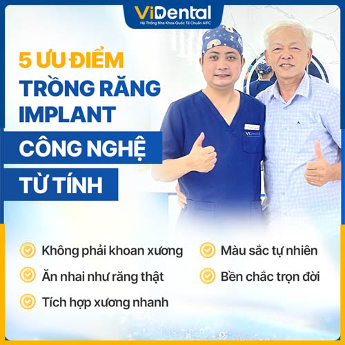 ViDental Implant ứng dụng nhiều công nghệ thông minh