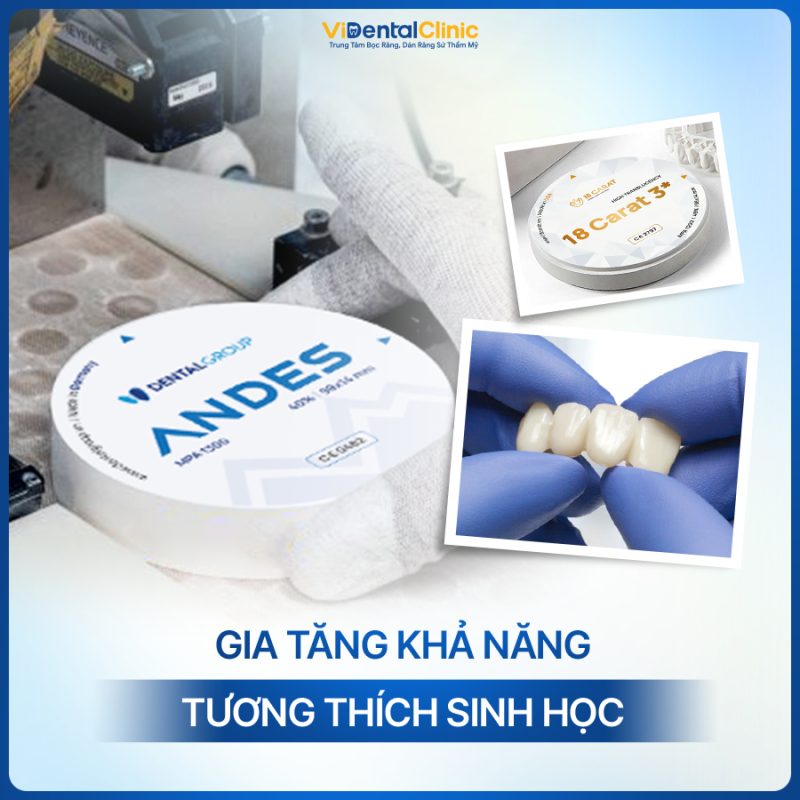 Răng sứ Andes - Răng sứ an toàn và lành tính